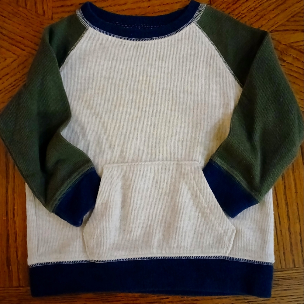 Garanimals 18 Months Navy and Cream Sweatshirt
